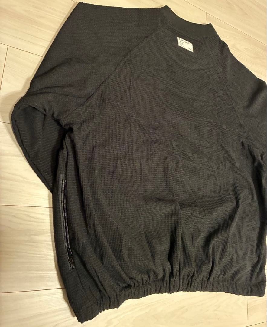 Cph/Golf CLUB WAFFLE P/O JKT 【BLACK】 L