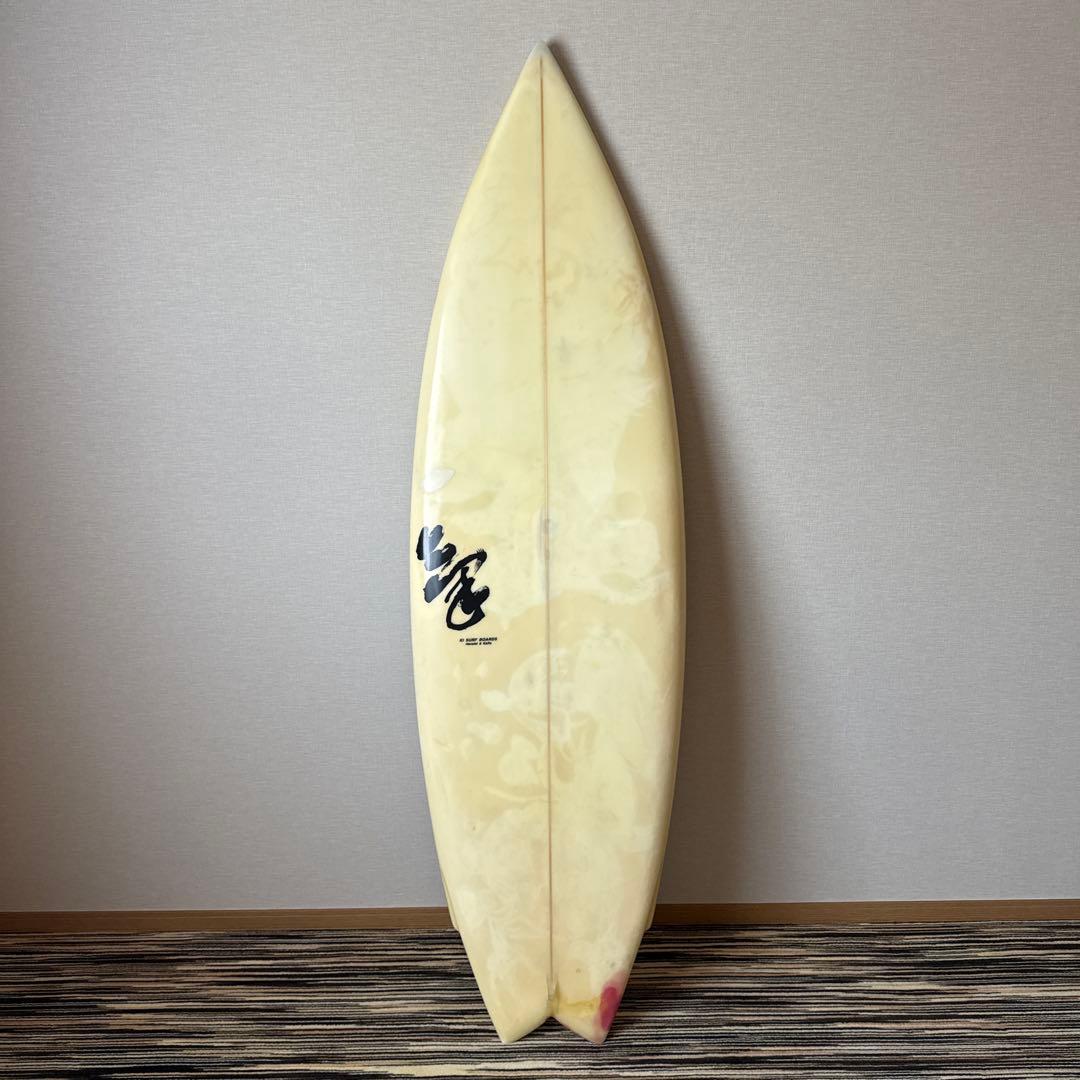 気サーフボードtwin+1(リペア済み)