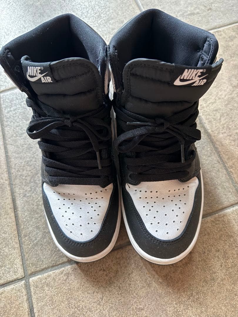 Nike Air Jordan 1 ブラック/ホワイト ハイカットシューズ