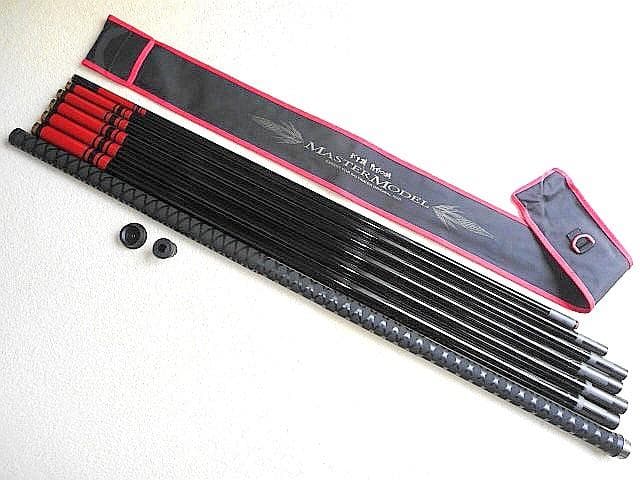 【がま磯 たもの柄 マスターモデル ７３０】レア超美品7.3ｍ！熱収縮チューブ！