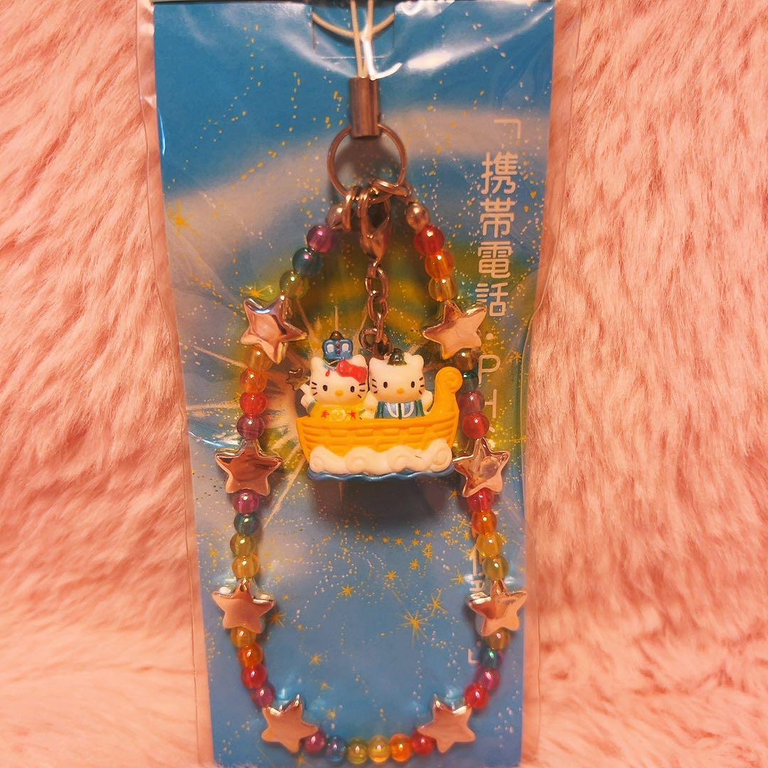 希少レア　ハローキティ　パレードノア　ストラップ　2001 サンリオ　平成レトロ