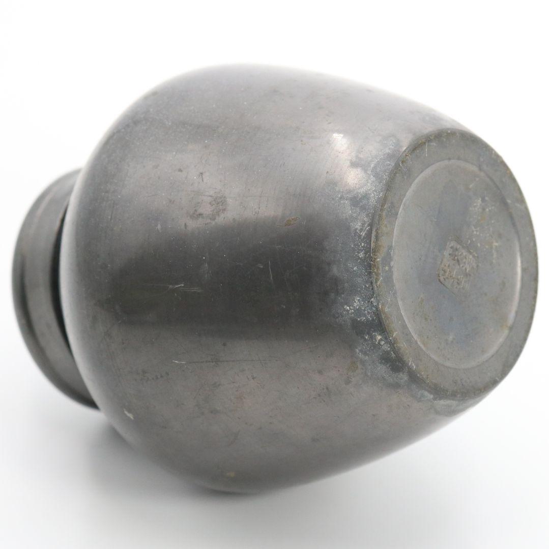 英祥堂造 古錫茶壷 茶心壷 煎茶道具 約328g　V247　BC23