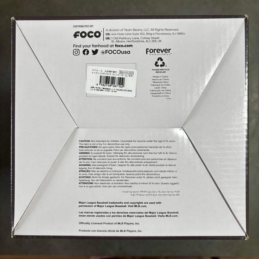 新品 大谷翔平 ドジャース ビッグヘッド ボブルヘッド フィギュア FOCO