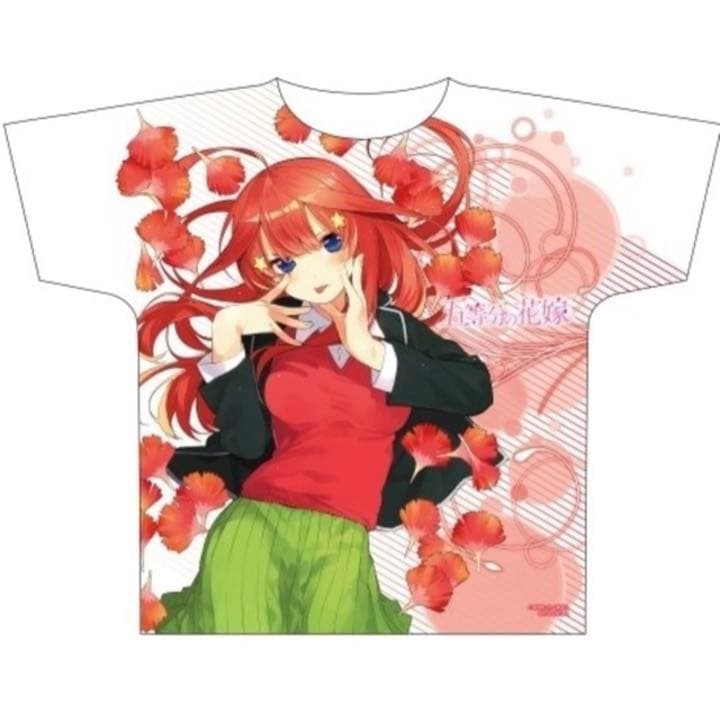 五等分の花嫁　フルグラフィックtシャツ 中野五月