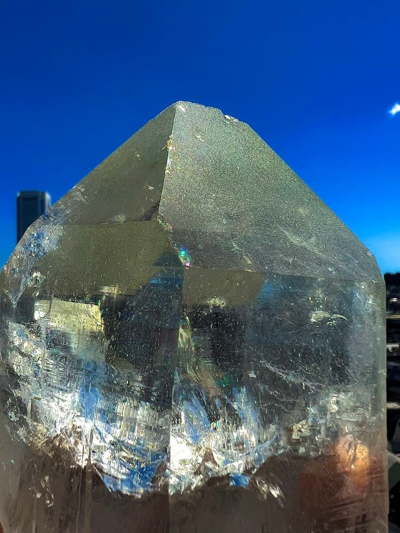 特別価格✨美✨希少✨特大１kgAAAAAマニハール水晶 カテドラル✨虹の泉神殿