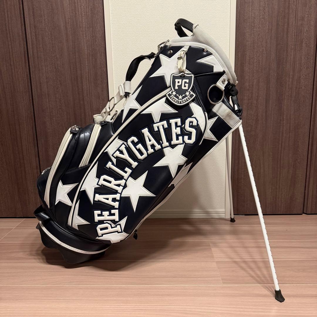 【希少】PEARLY GATES キャディバッグ 星柄 アイアンカバー付
