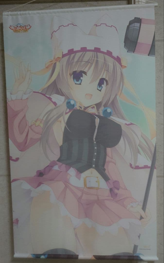 サノバウィッチ　椎葉紬　特大タペストリー　2本セット　ゆずソフト