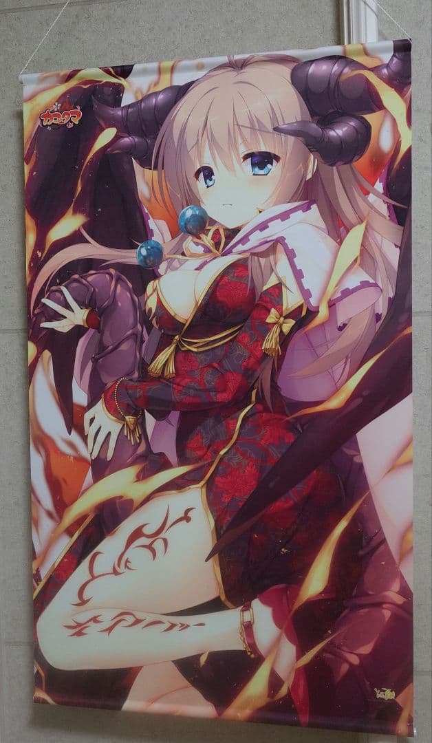 サノバウィッチ　椎葉紬　特大タペストリー　2本セット　ゆずソフト