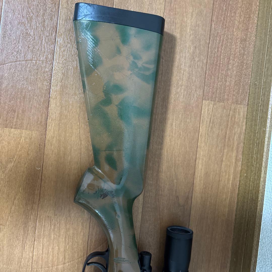 迷彩スナイパーライフル VSR-10 シモンソン製 スコープ＆サイレンサー付き