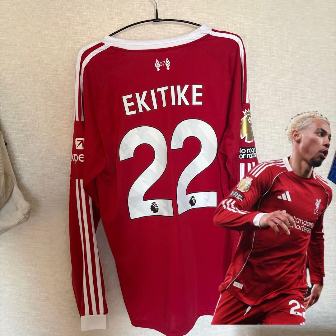 ヒューゴ エキティケ リヴァプール ユニフォーム L 新品