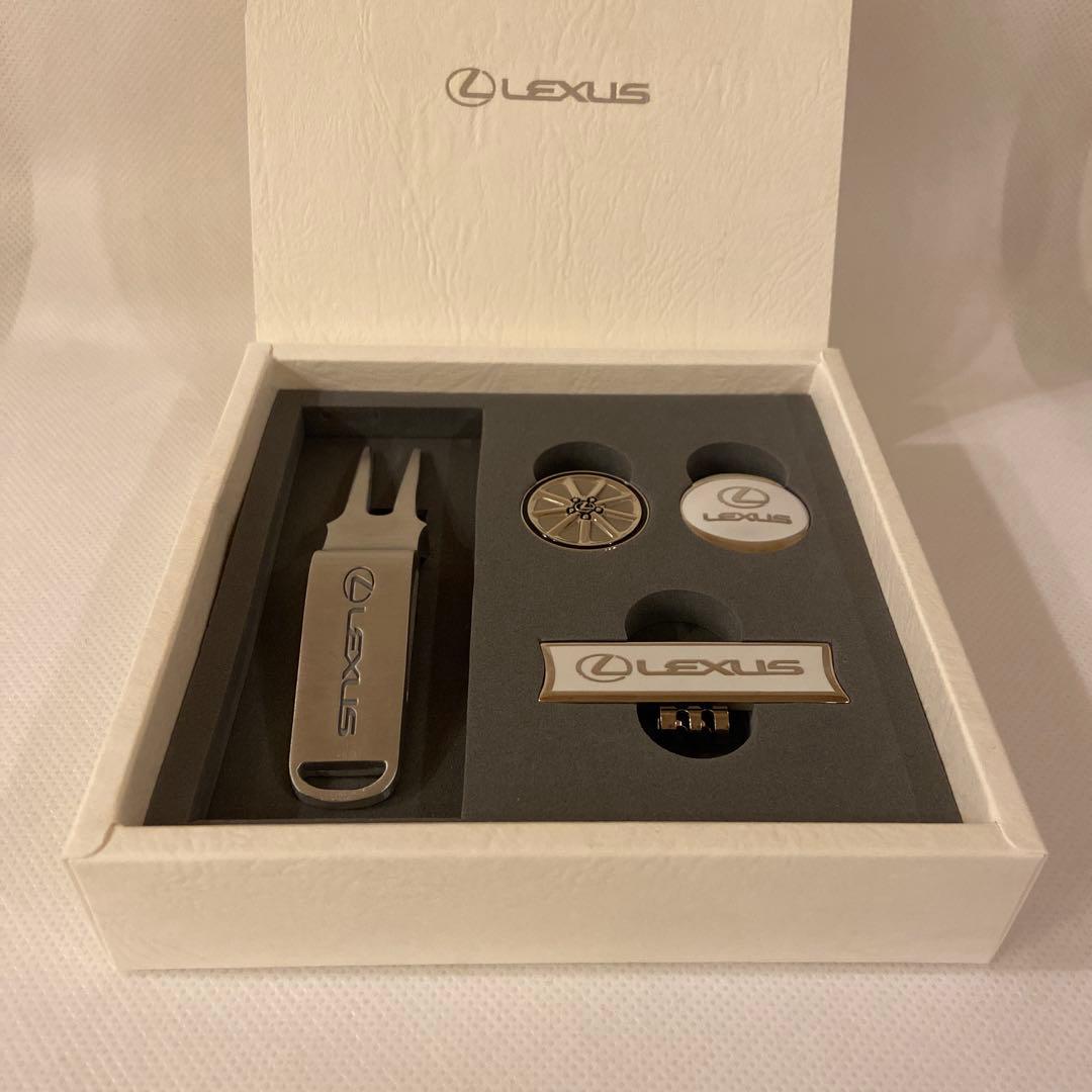 【プレゼントにお勧め】新品未使用LEXUSゴルフマーカーセット　！レア商品！