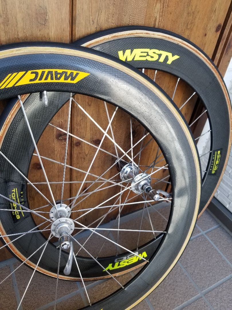 TORAYKA 650c トレカ カーボンチューブラーホイール DURA-ACE