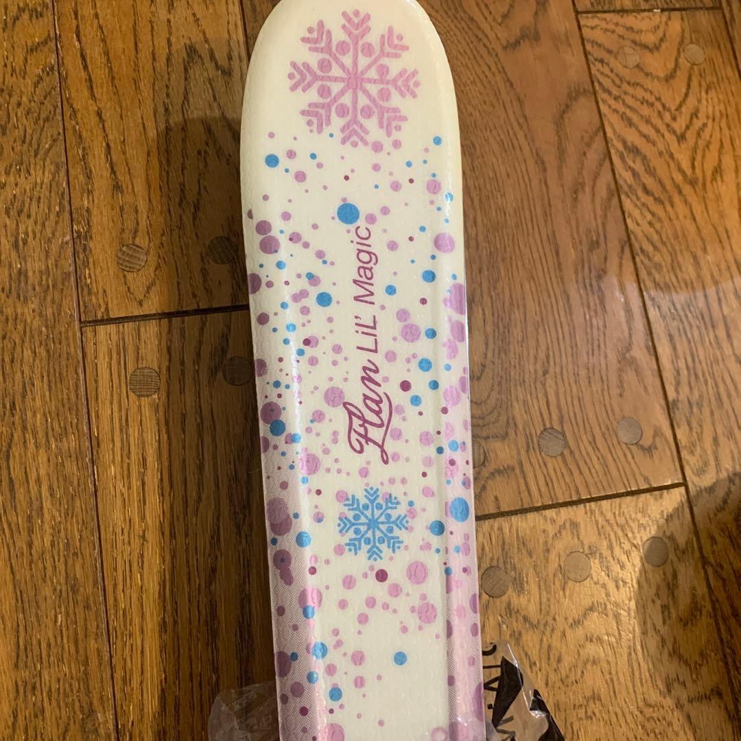 エランスキー板 130センチ雪の結晶デザイン