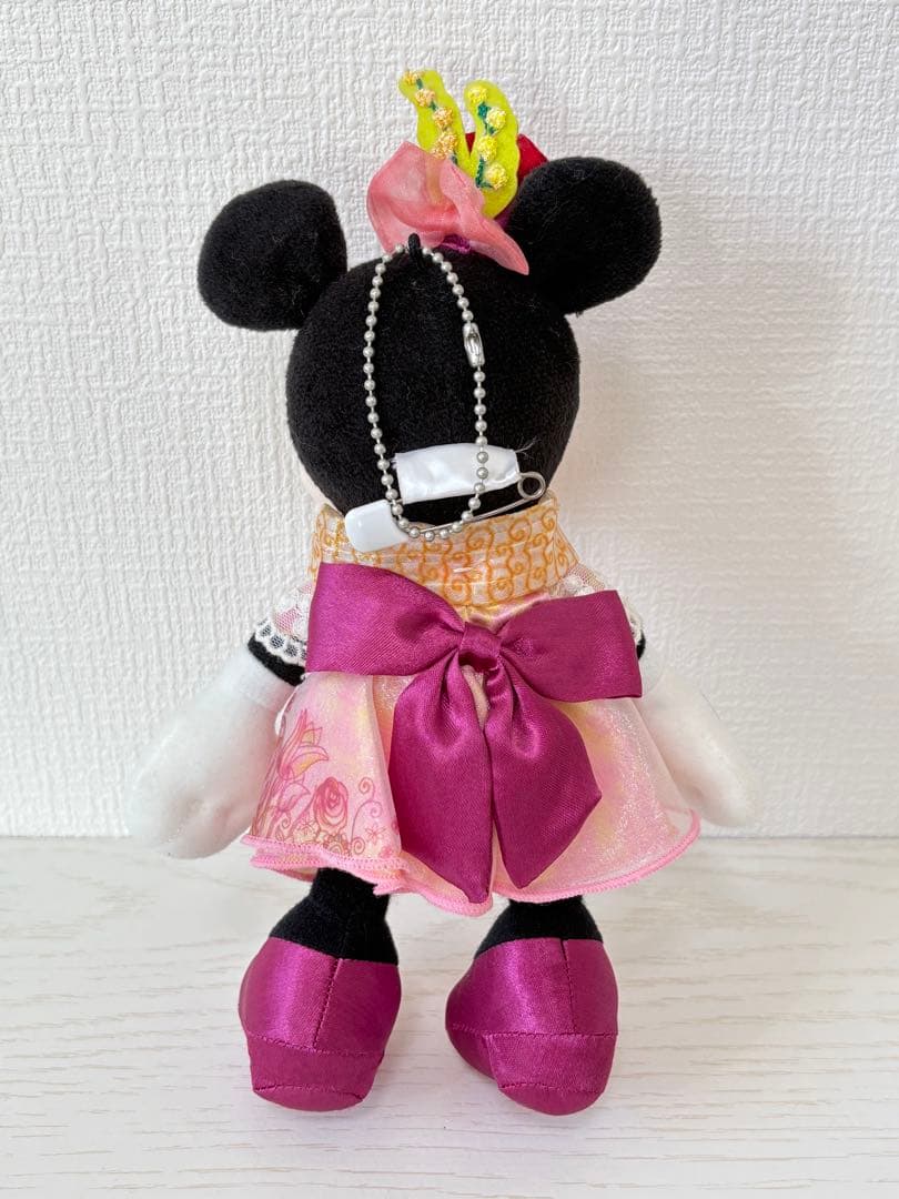 ディズニーランド　ミニーのスタイルスタジオ　ぬいぐるみバッジ　ミニスタ　ぬいば