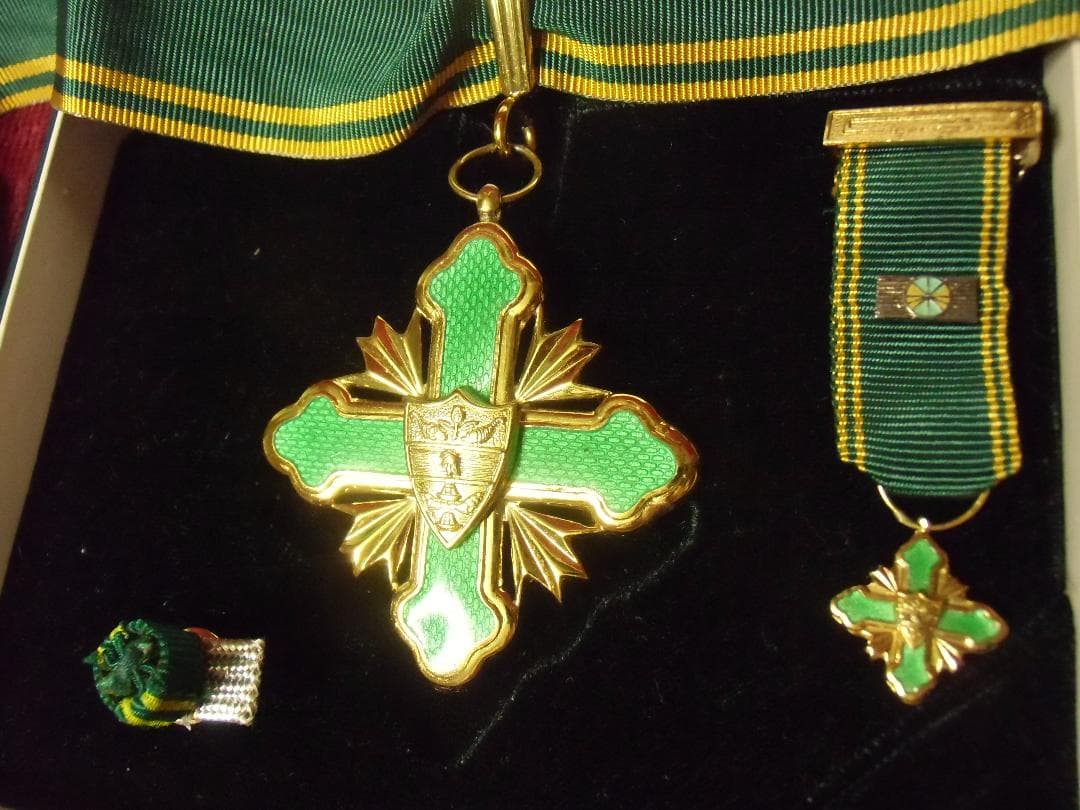 ＣＯコロンビア＊セント　カルロス十字勲章＊コマンダー級（実物）