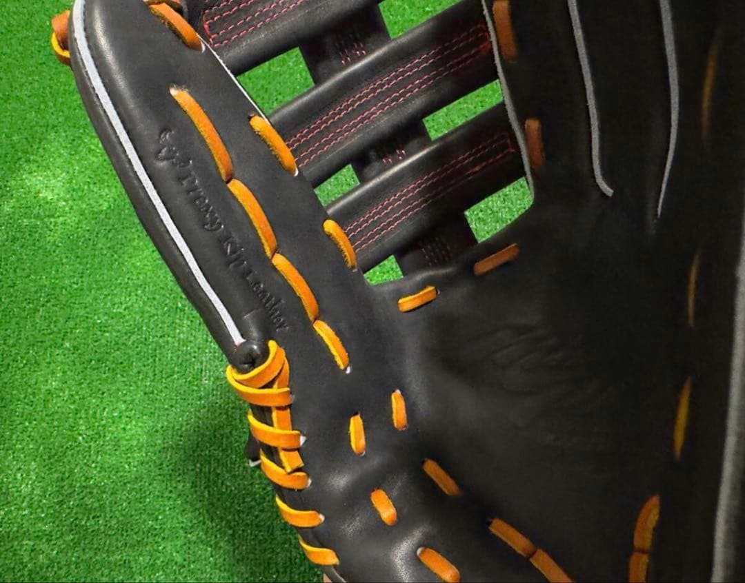 ミズノプロ オーダー 硬式 外野 新品 HAGA JAPAN 波賀 日本製 西川