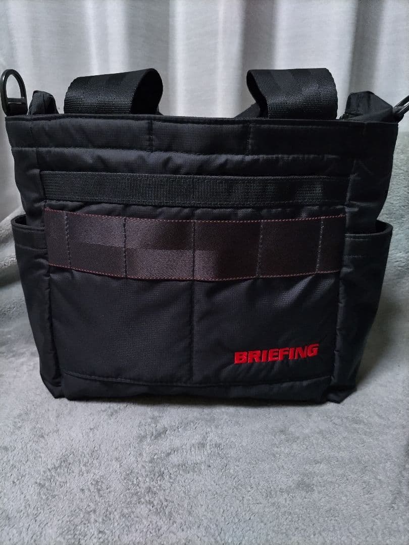 美品　ブリーフィングゴルフ　カートバック　黒