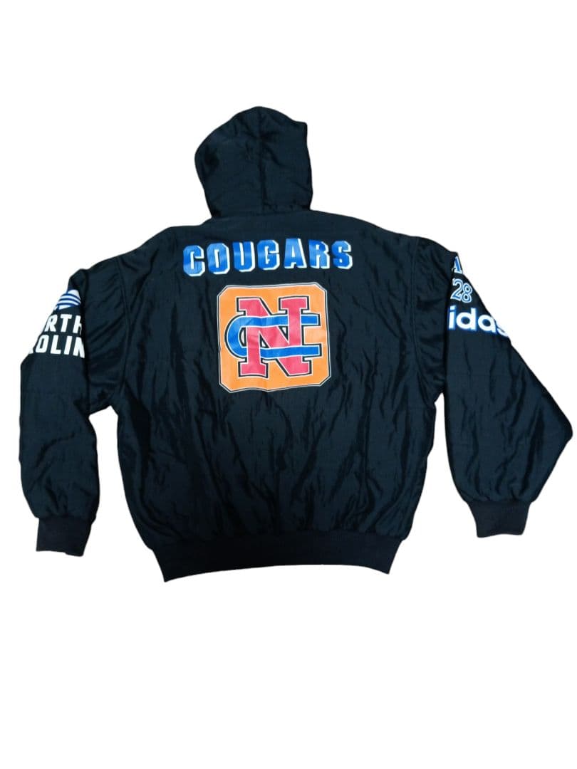 adidas COUGARS フード付きジャケット サイズ　M 古着