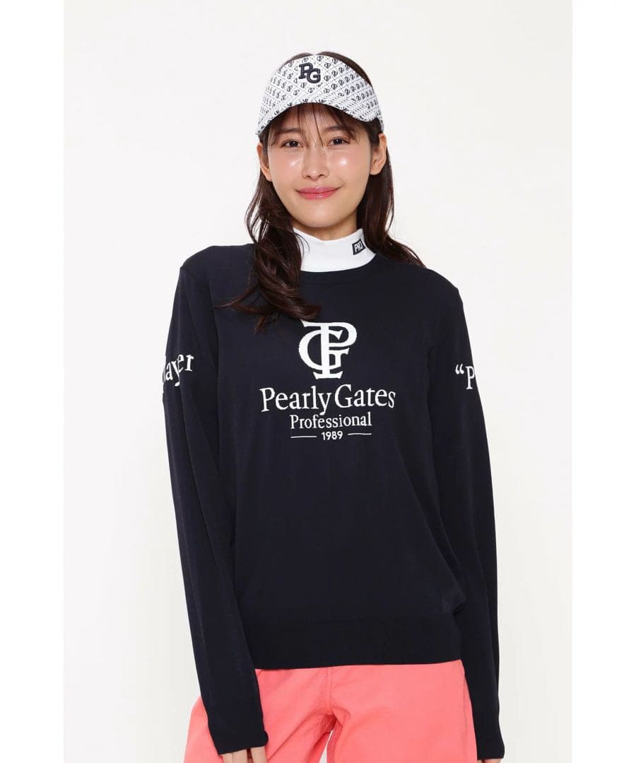PEARLY GATES ELITE クルーネックニットプルオーバー PGPRO