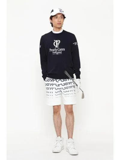 PEARLY GATES ELITE クルーネックニットプルオーバー PGPRO