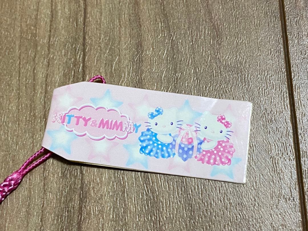 ハローキティ ストラップ 根付 ねつけ ケーキ KITTY&MIMMY 28th