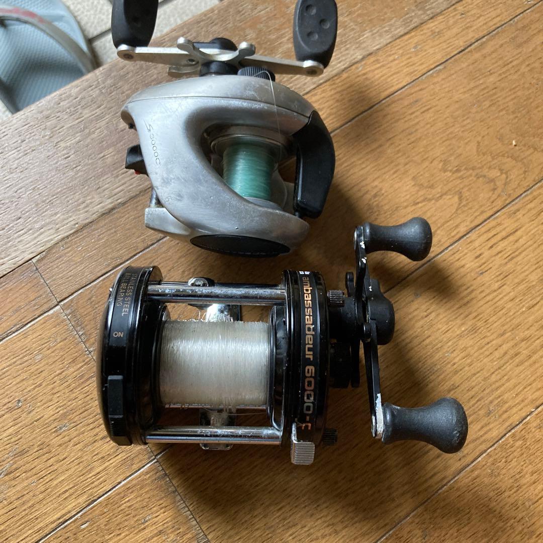 在庫確認しまするのでコメントから釣竿、リールアンバサダー6000ーc、s3000