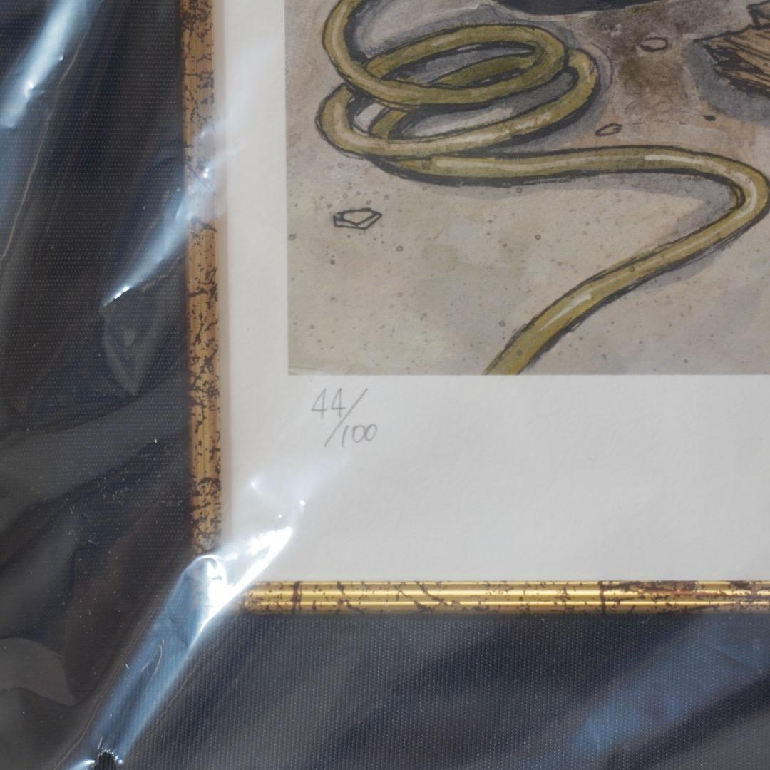 新品未使用　ドロヘドロ・複製原画・限定100枚・直筆サイン入り