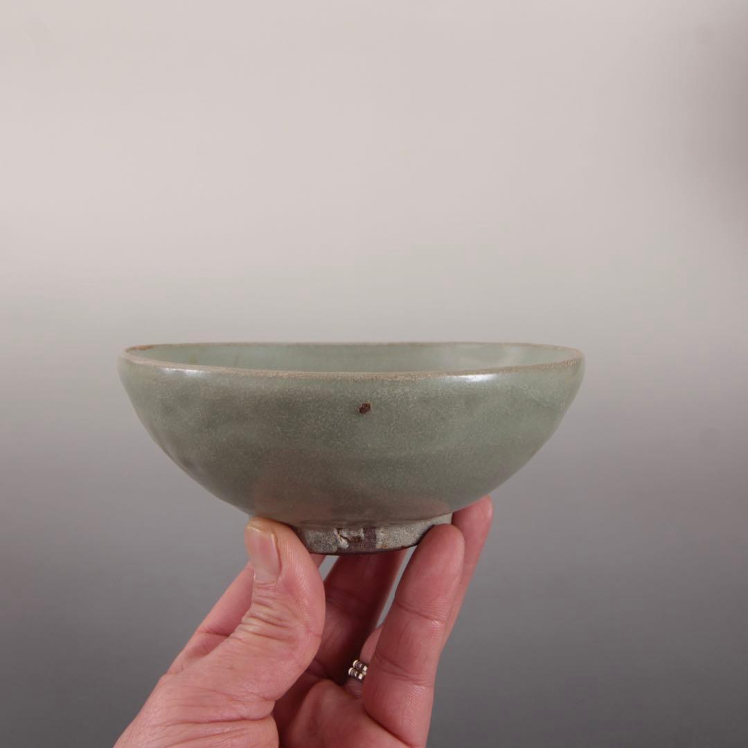 青磁 平茶碗 鉢 茶道具 天龍寺青磁 明朝期 中国美術 古美術 古道具