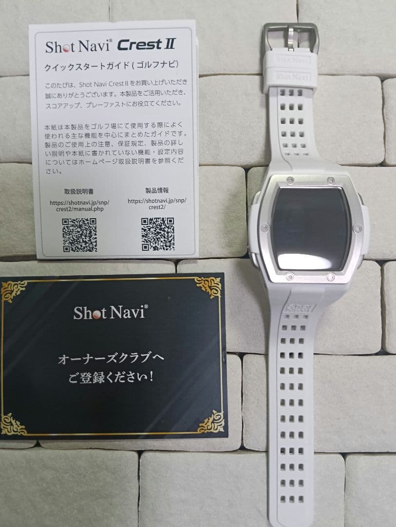 Shot Navi Crest II ゴルフ GPS ウォッチ