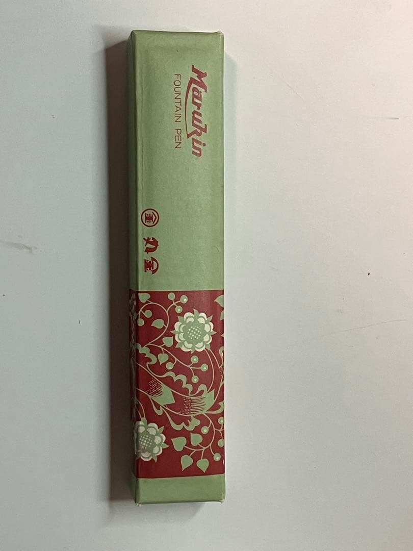 レア　丸金　MARUKIN　万年筆　F　キャップリング蒔絵　ラッカーバンド