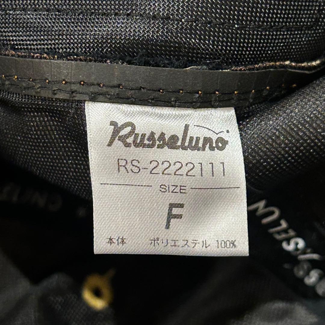 Russeluno MONOGRAM CAP ルチャ　総柄　ベージュ　ブラウン系