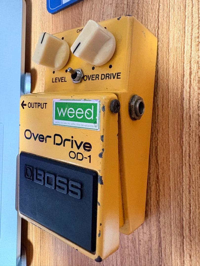 ギター BOSS Over Drive OD-1 weed