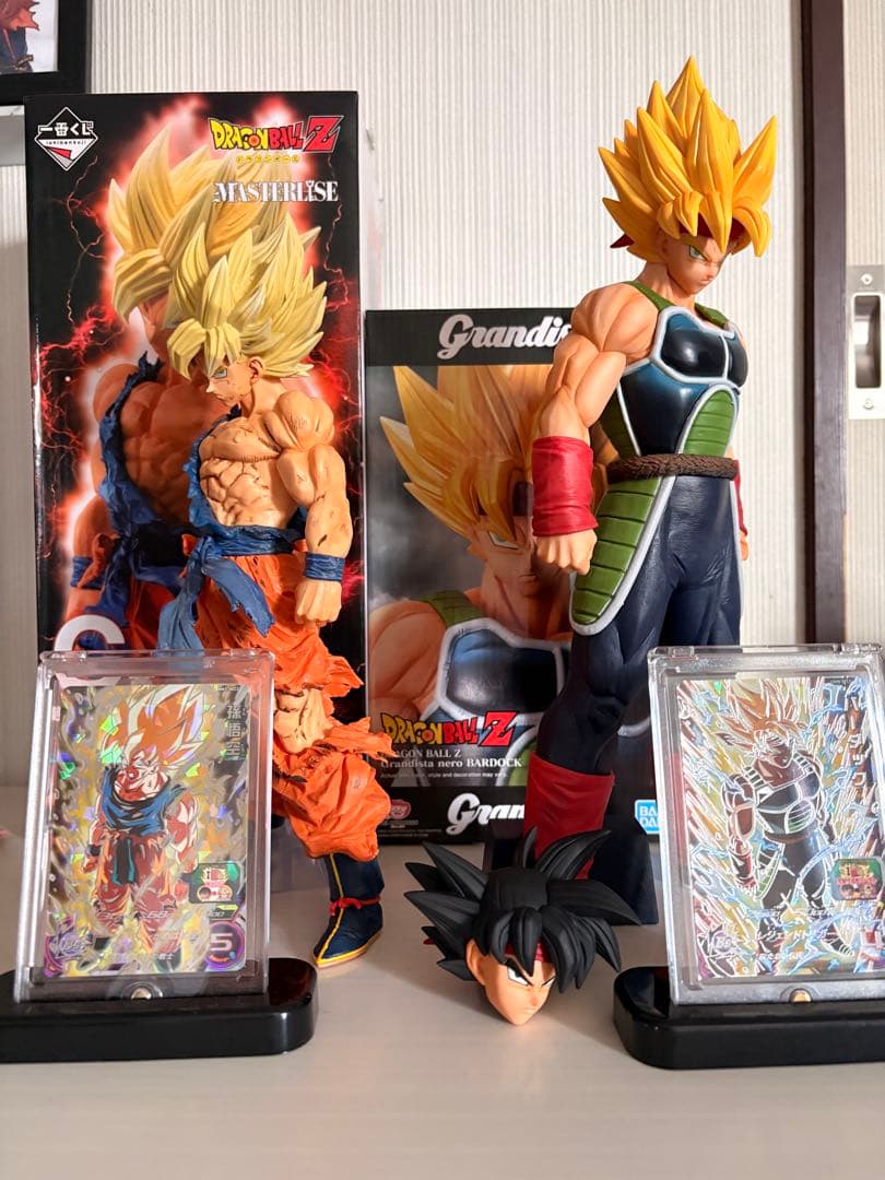 ドラゴンボール一番くじ　孫悟空　グランディスタネロ　バーダック　ヒーローズ