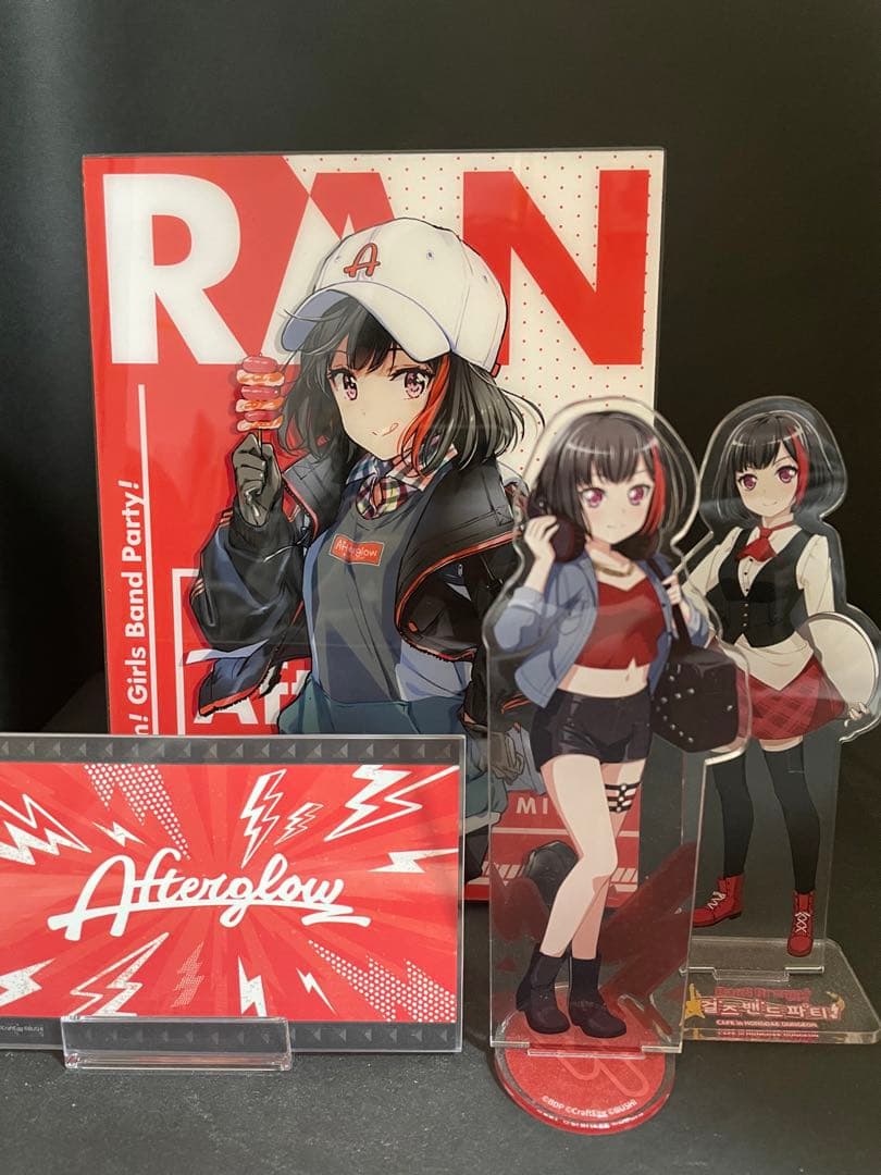 【超入手困難】美竹蘭　バンドリ、韓国限定グッズ➕関係者バッジ（非売品）