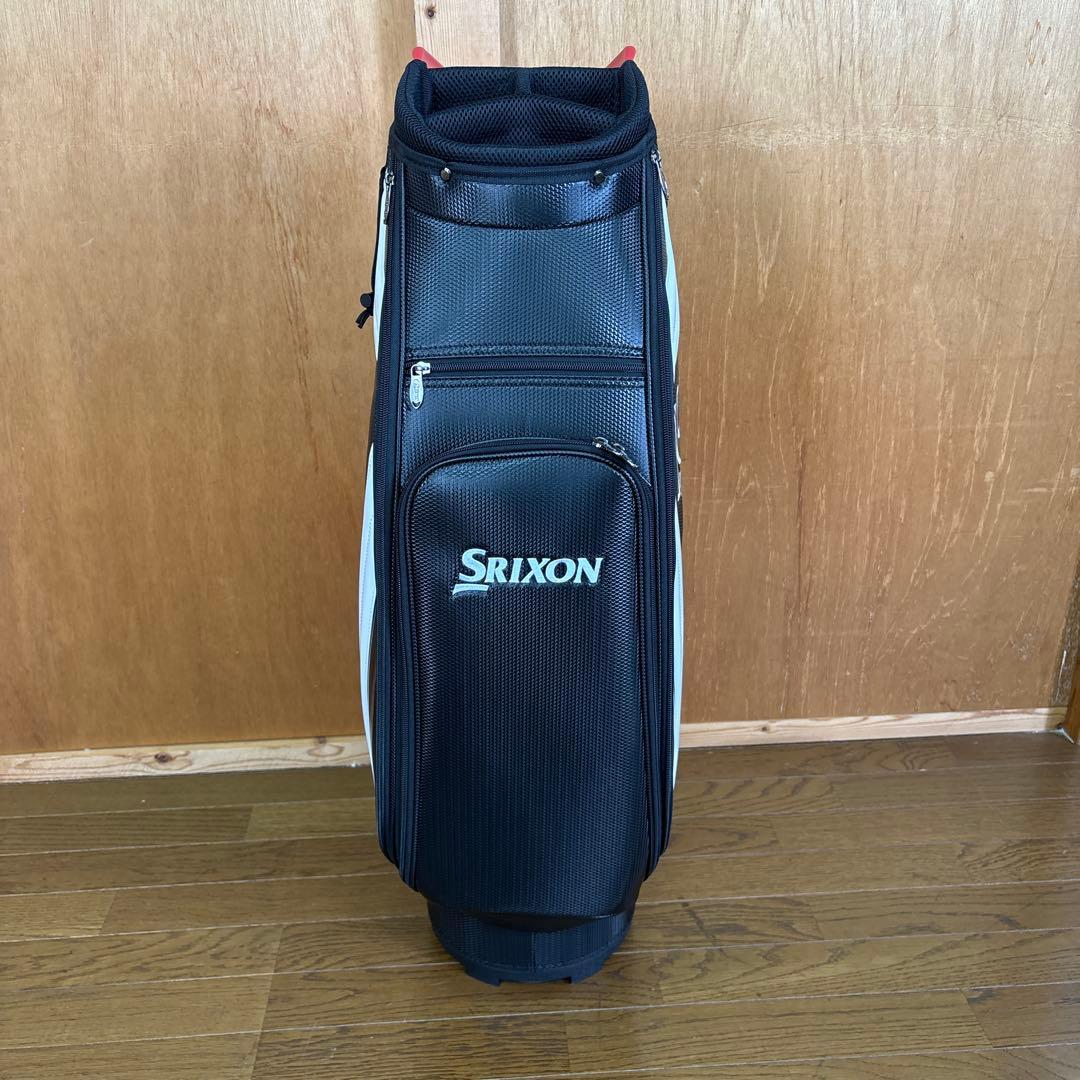 未使用品　Srixon キャディバッグ 黒/白/赤