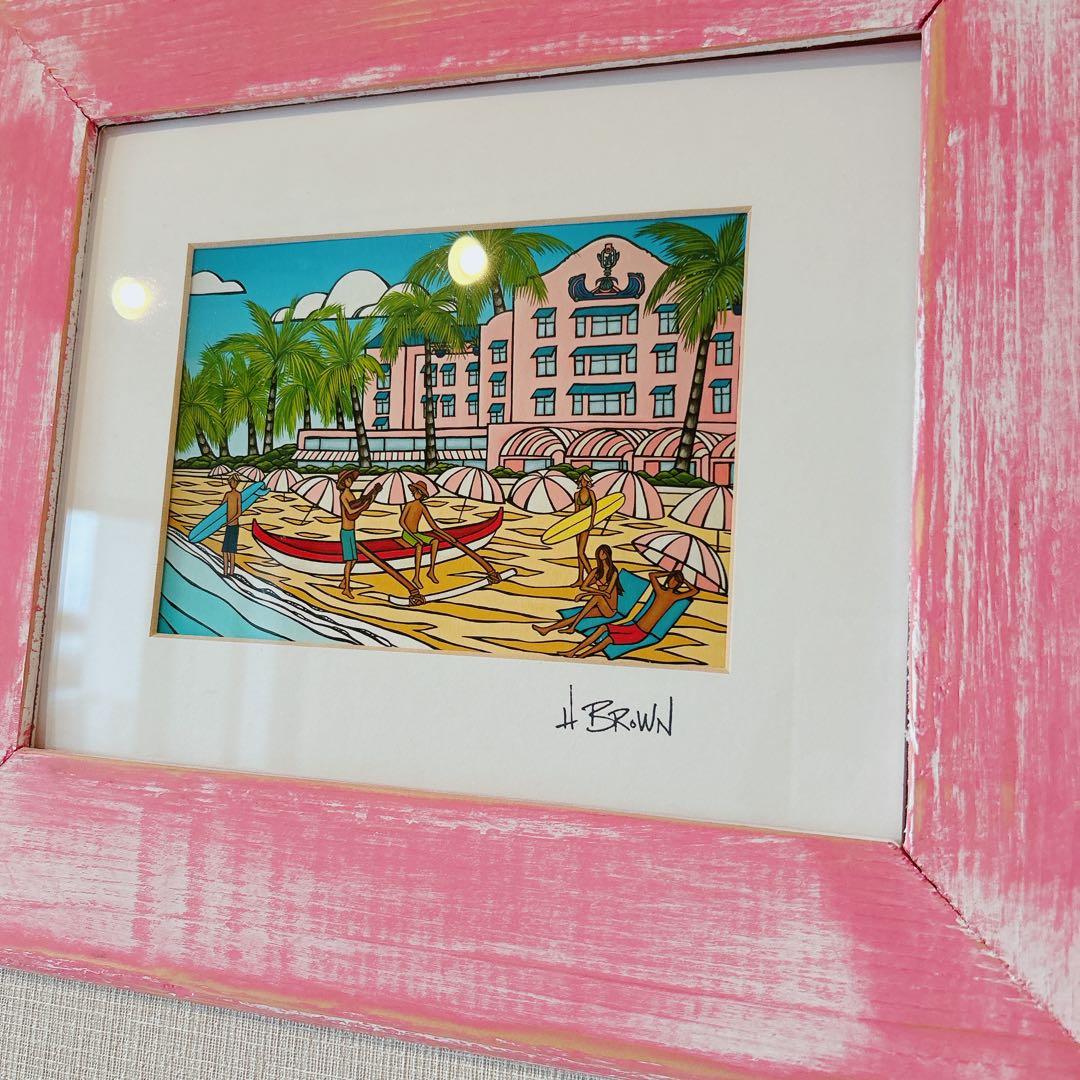 H WROWN ヘザーブラウン フレーム付き 3点セット