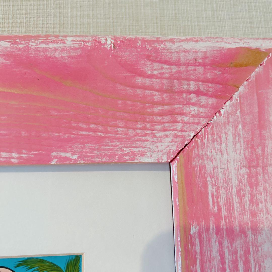 H WROWN ヘザーブラウン フレーム付き 3点セット