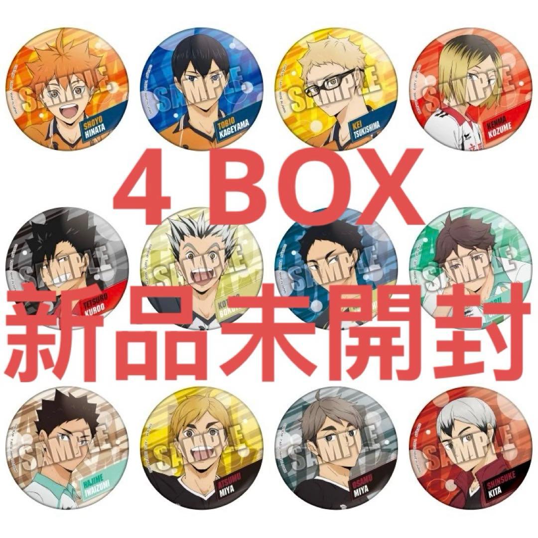 カラパレ ハイキュー！！ スクールオブジェ 缶バッジ 4 BOX
