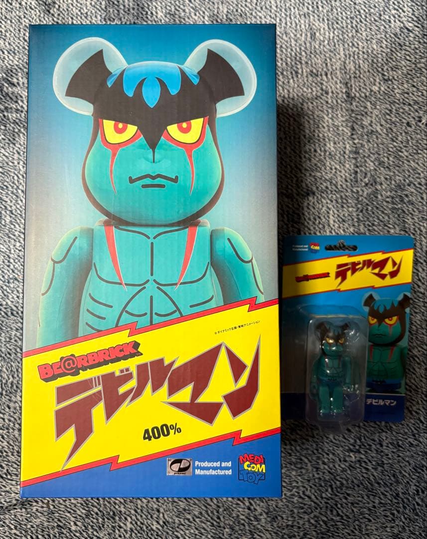 デビルマン　ベアブリック　400% 100% 誕生40+1周年特別企画