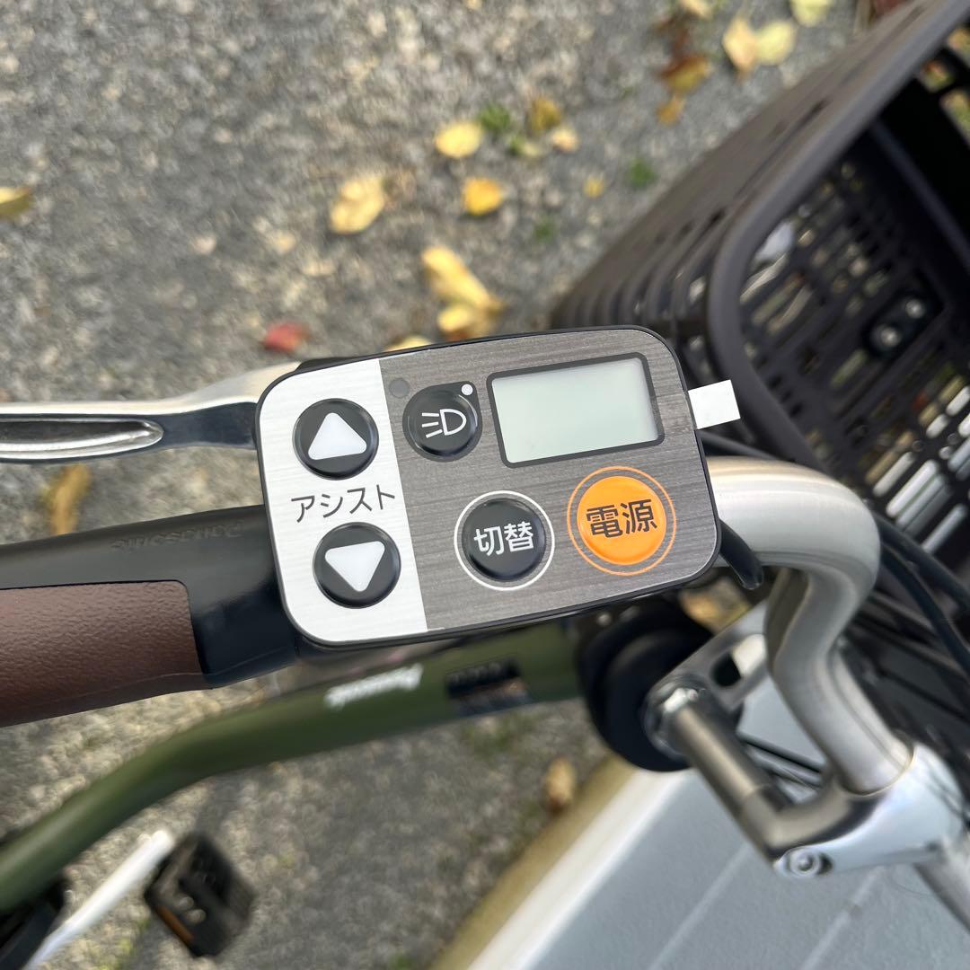 Panasonic 電動アシスト BE-FD632G 26型 モスグリーン