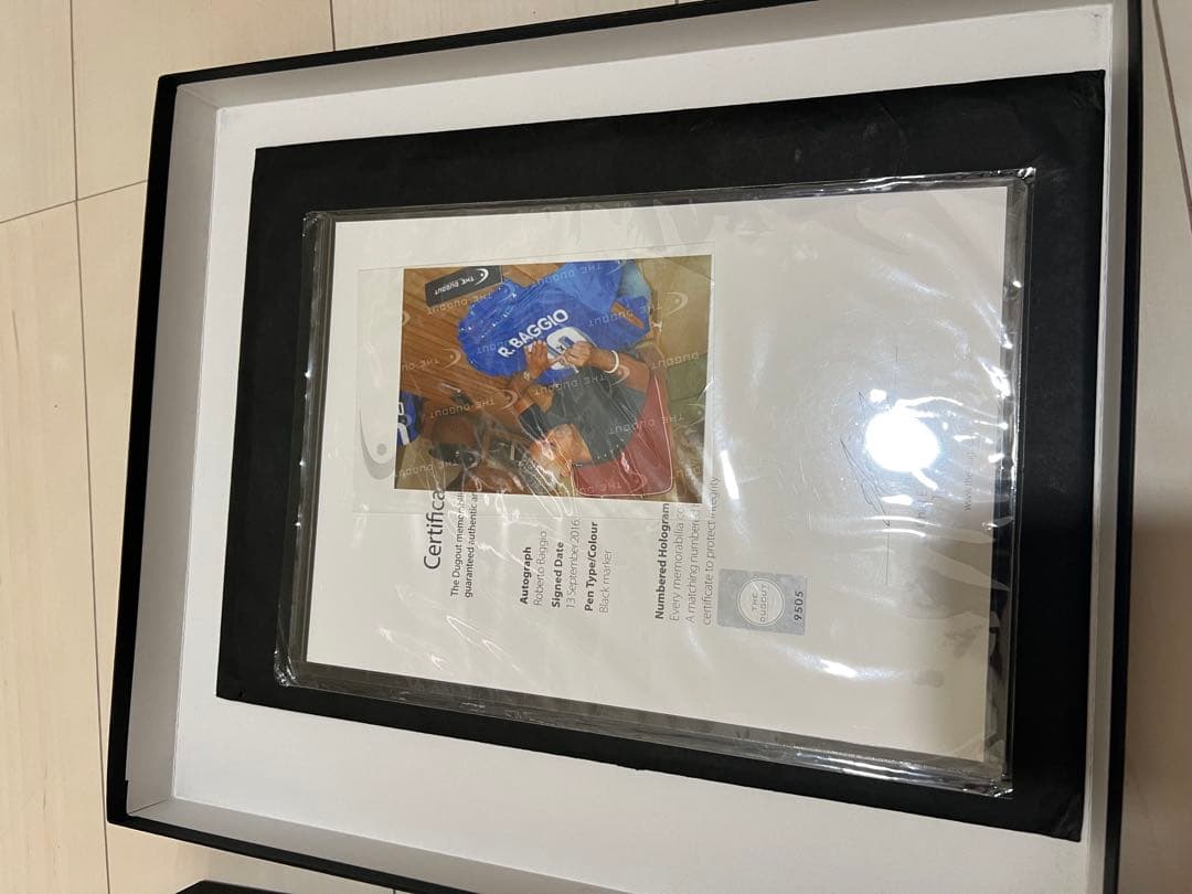 【dugout】ロベルトバッジョ直筆サイン入りユニフォーム