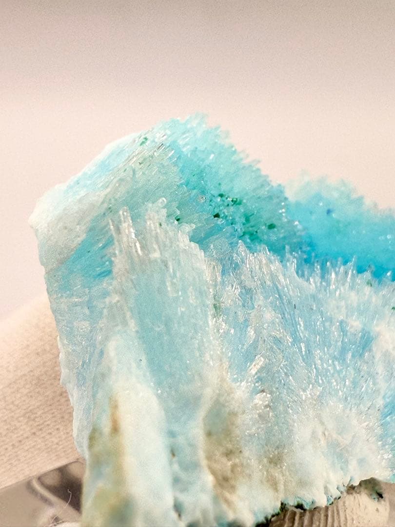 ブルー　アラゴナイト　霞石　原石　鉱物標本　天然石