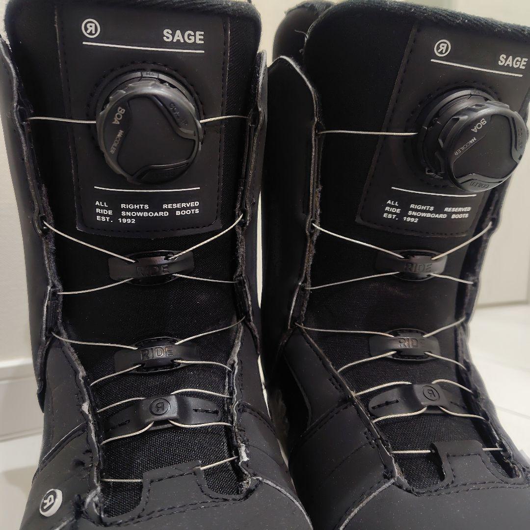 RIDE SAGE スノーボードブーツ ブラック　25cm