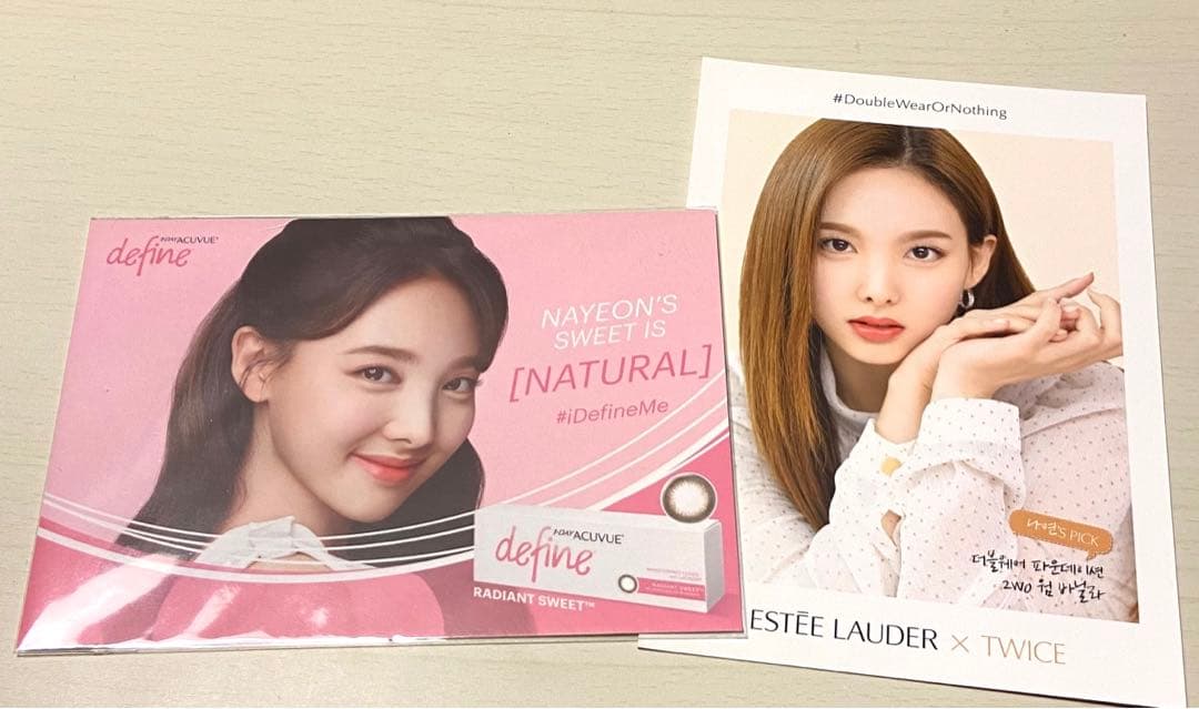 TWICE ナヨン ポストカード コスメ コラボ セット