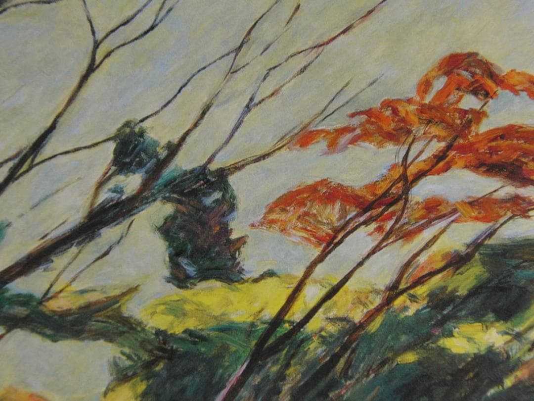 中谷貞彦、【伊豆八幡野（I)】、希少な額装用画集より、新品額装付