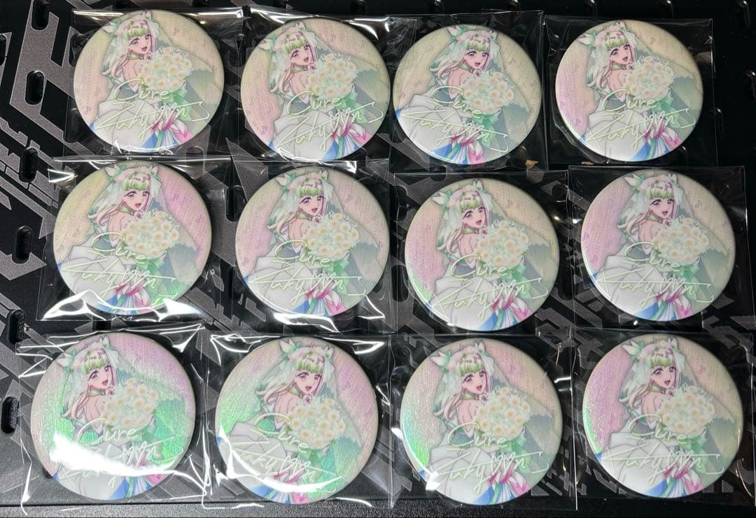 キミとアイドルプリキュア感謝祭 缶バッジ キュアズキューン サイン 12個