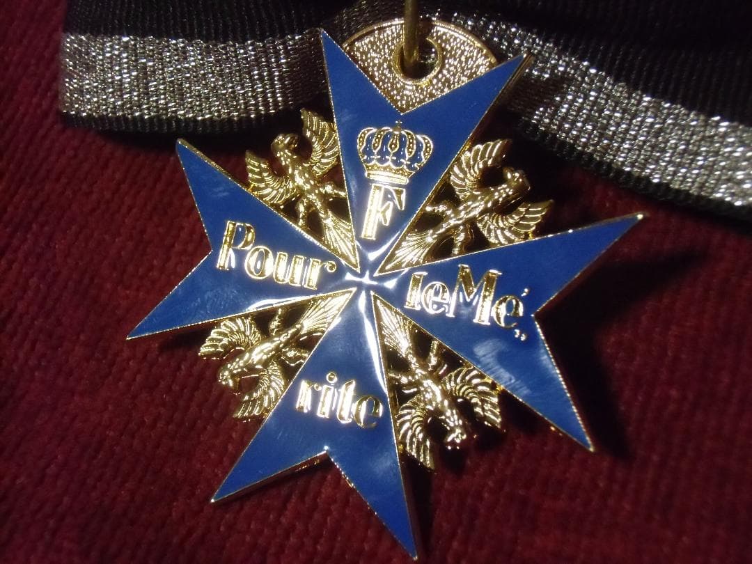 Ｗ帝政ドイツ軍/プロイセン王国＊ブルーマックス勲章（ＣＯＰＹ/複製品）
