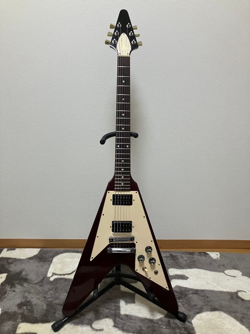 Gibson Flying V エレキギター ワインレッド【状態良好】