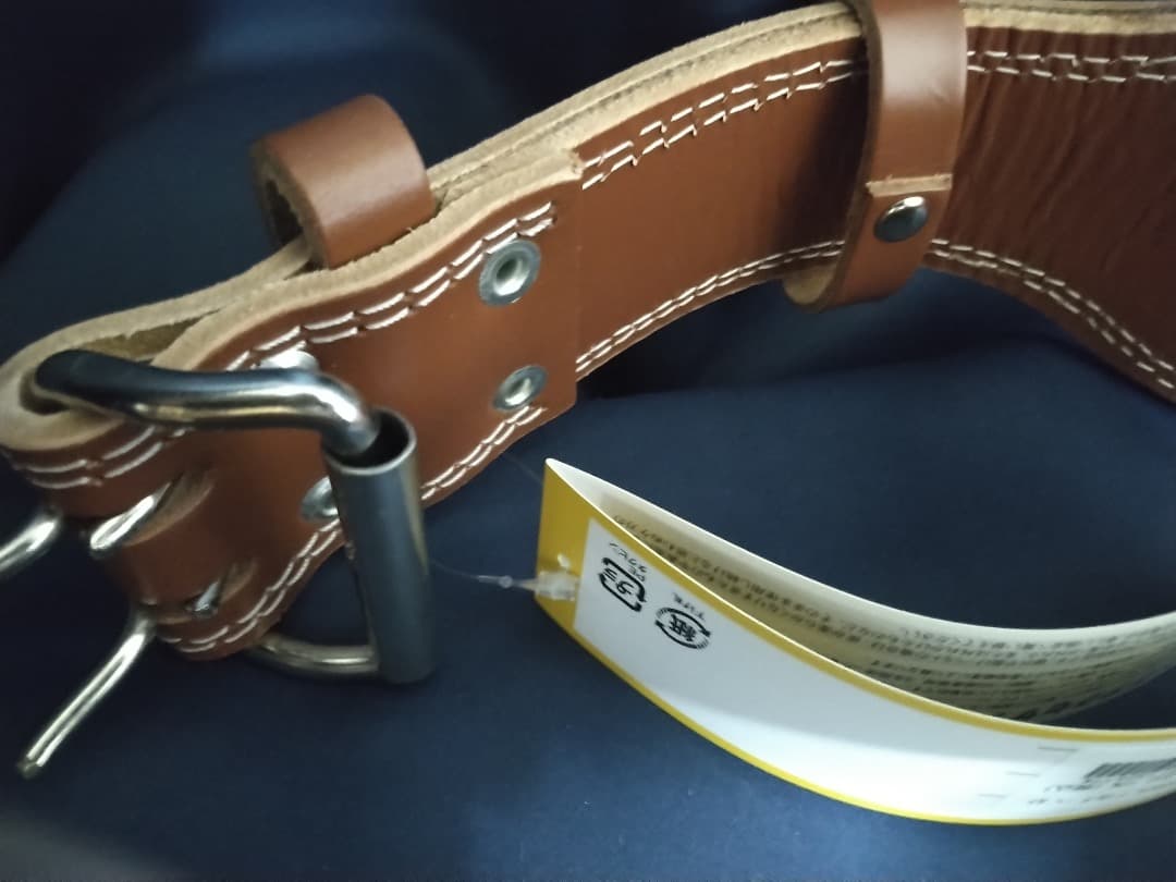 【タグ付き】Gold's Gym トレーニングパワーベルト Mサイズ