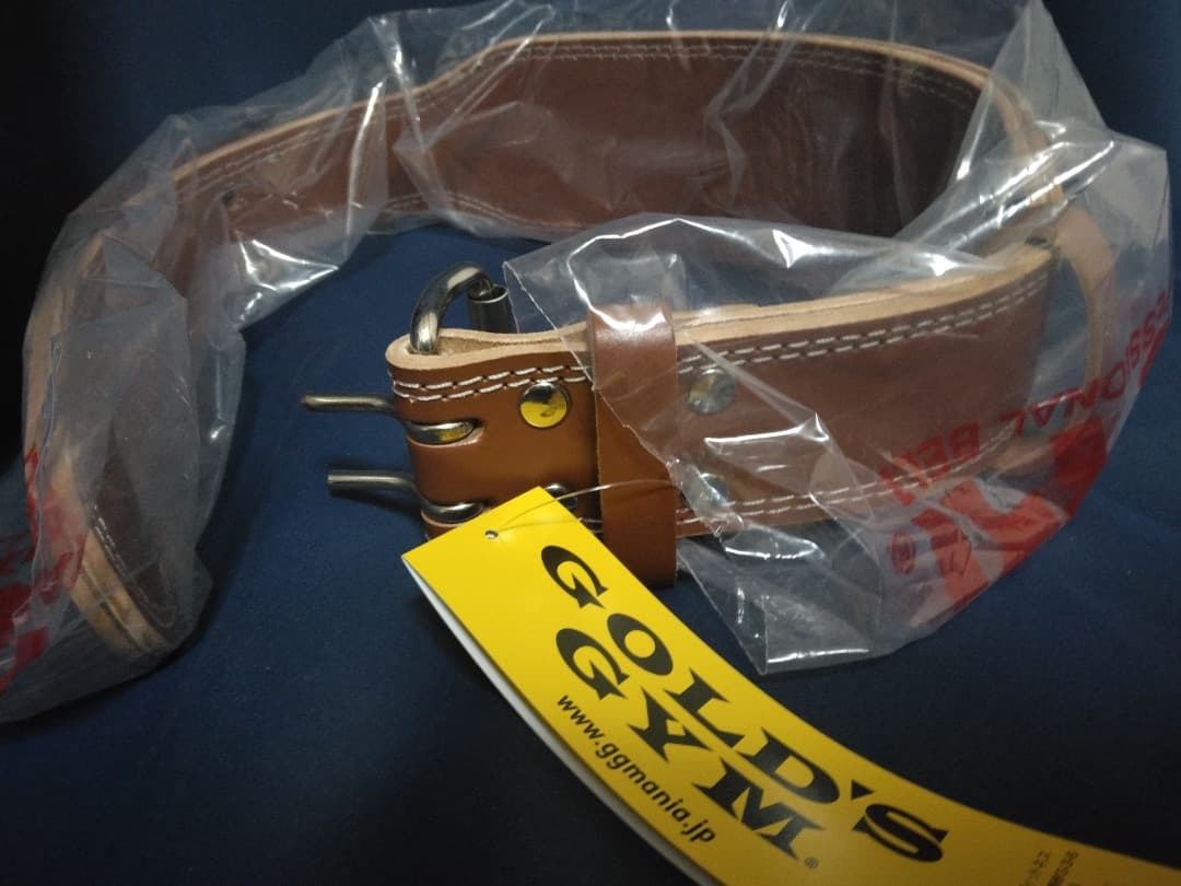 【タグ付き】Gold's Gym トレーニングパワーベルト Mサイズ